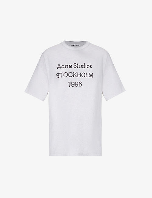 ACNE STUDIOS：1996 休闲版型平纹针织棉 T 恤