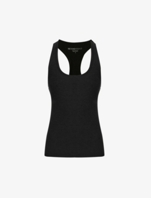 BEYOND YOGA: Spacedye scoop-neck stretch-woven top