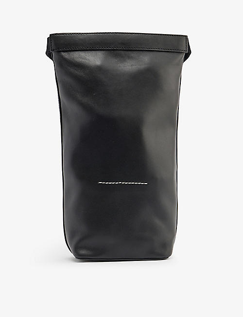 MM6 MAISON MARGIELA: Utility Roll mini leather cross-body bag