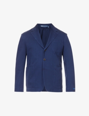 POLO RALPH LAUREN - Single-breasted notched-lapel cotton-twill jacket |  