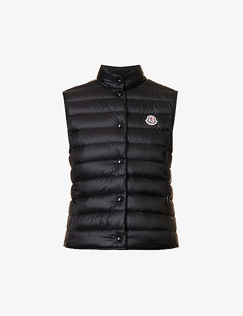 MONCLER: Liane high-neck shell-down vest