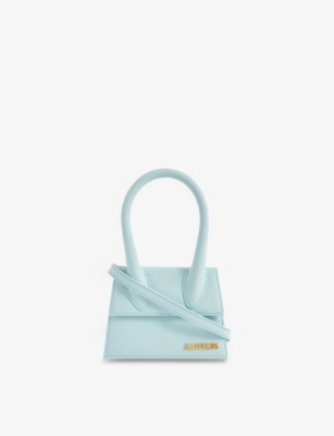 Jacquemus Le Chiquito Medium Leather Tophandle Bag In Blue ModeSens