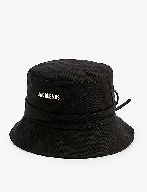 JACQUEMUS：Le Bob Gadjo 品牌标牌棉质渔夫帽
