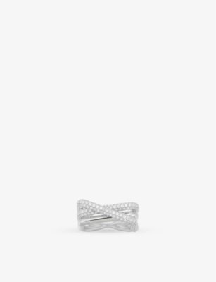 APM MONACO: Yacht Club cubic zirconia and sterling-silver ring