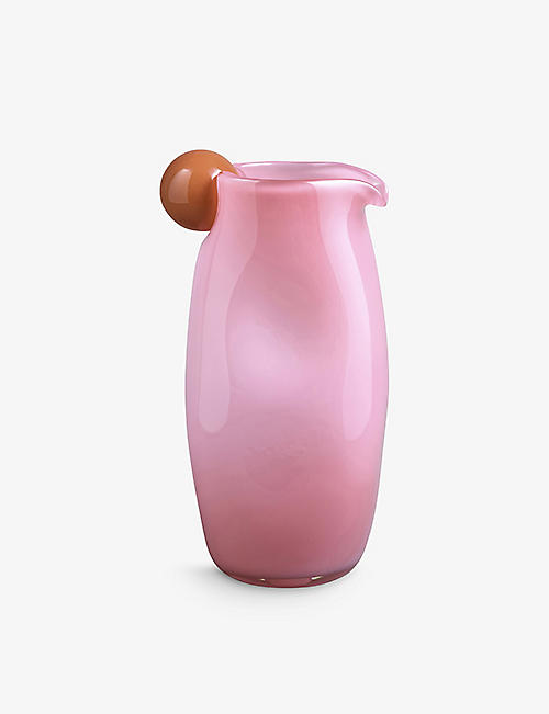 HELLE MARDAHL STUDIO: Jug With A Twist glass jug 22cm