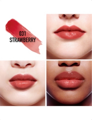 Shop Dior 031 Strawberry Addict Lip Glow 3.2g