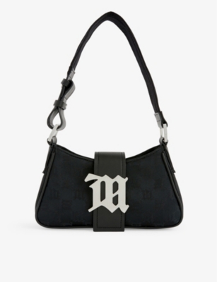 MISBHV: Monogram-pattern shell shoulder bag
