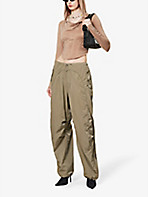 MISBHV: Parachute relaxed-fit wide-leg mid-rise shell trousers