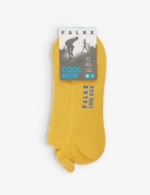 Falke Mens Hot Ray Cool Kick Low-cut Cushioned-sole Woven Socks
