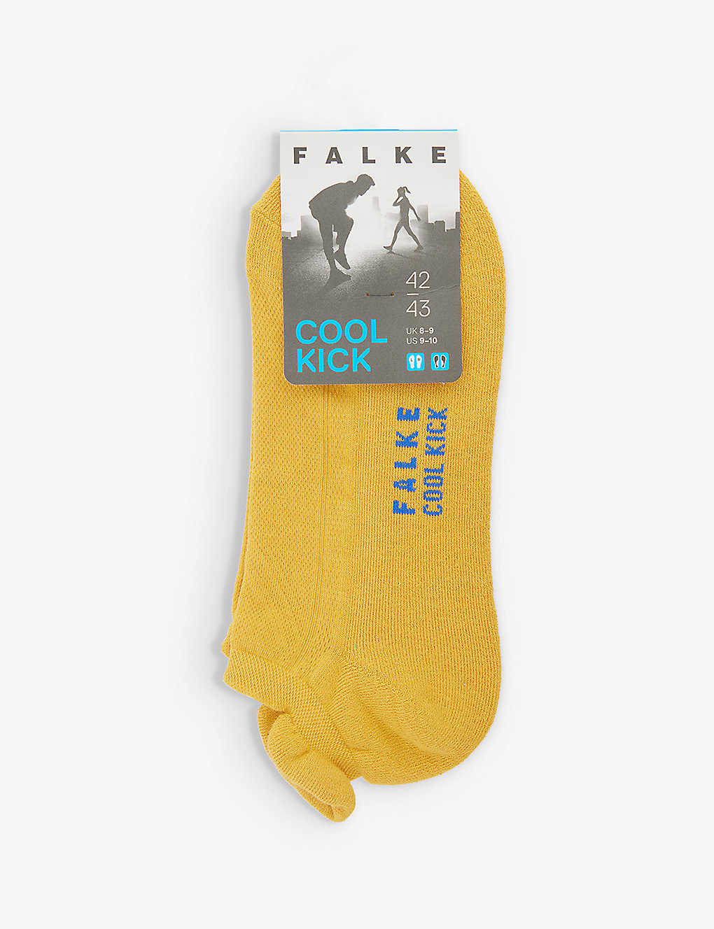 Falke Mens Hot Ray Cool Kick Low-cut Cushioned-sole Woven Socks