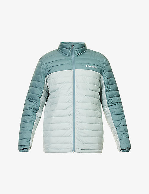 COLUMBIA: Silver Falls funnel-neck padded shell jacket