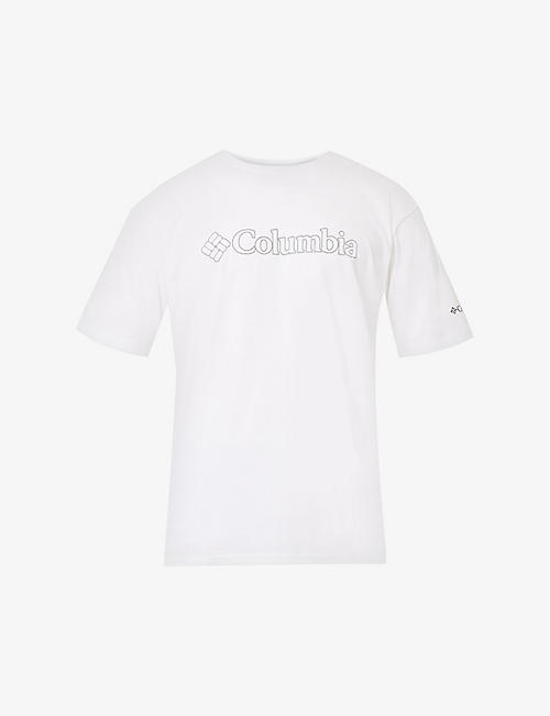 COLUMBIA: Pacific Crossing logo-print cotton-blend T-shirt