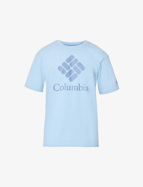 COLUMBIA: Pacific Crossing logo-print cotton-blend T-shirt