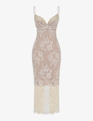 House of cb white lace dress sales