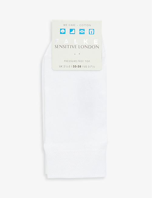 FALKE: Sensitive London ankle-rise stretch-cotton socks