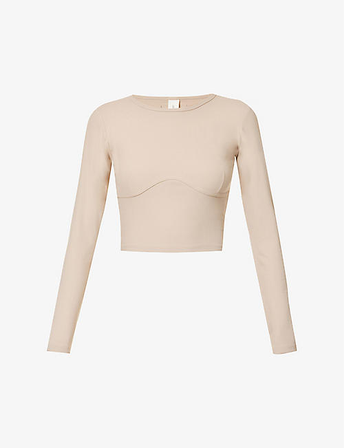 LORNA JANE: Contour Active long-sleeved stretch-jersey top