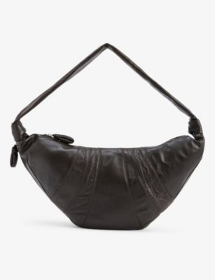 LEMAIRE - Croissant large leather cross-body bag | Selfridges.com