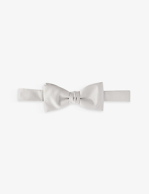 LANVIN: Pre-tied silk bow tie