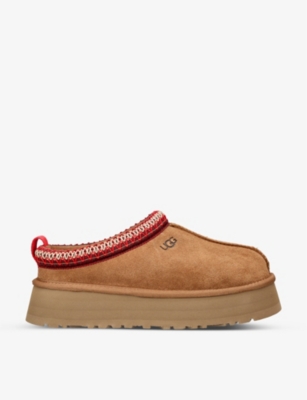 UGG Tazz suede and shearling slippers Selfridges