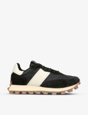 Tod's Tods Allacciata Sneakers In Blk/white