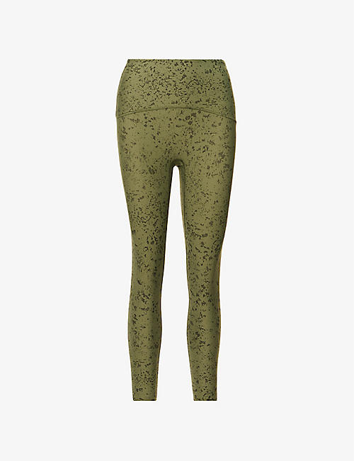 SPANX ACTIVE: Booty Boost 7/8 cropped high-rise stretch-woven leggings