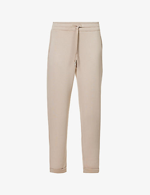 SPANX ACTIVE: Air Essentials tapered-leg high-rise stretch-woven jogging bottoms