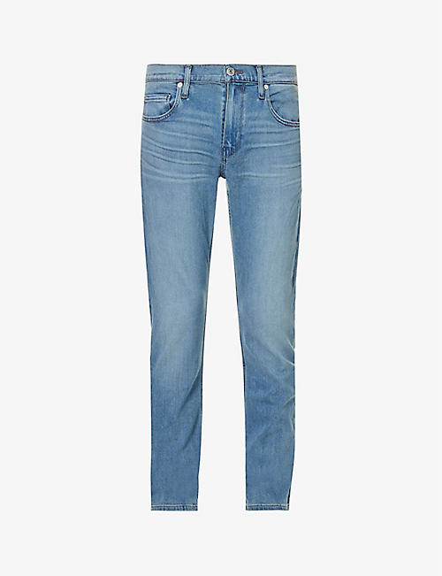 PAIGE: Federal slim-fit straight-leg stretch-woven jeans