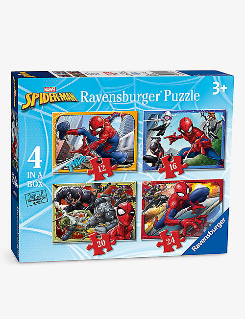 SPIDERMAN: Ravensburger Four In Box jigsaw puzzle set