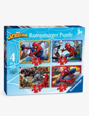 Ravensburger - Puzzle Spiderman, Collezione 4 in a Box, 4 puzzle