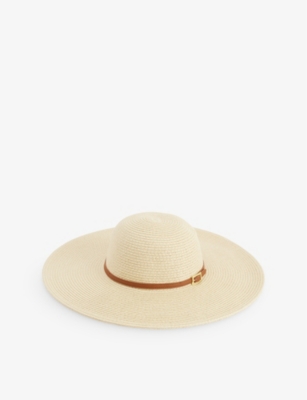 MELISSA ODABASH: Jemima wide-brim straw hat