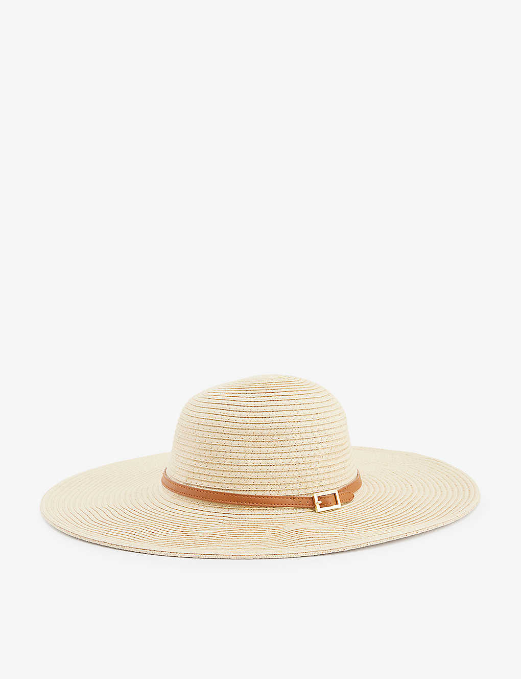 Melissa Odabash Jemima Wide-brim Straw Hat In Cream/tan