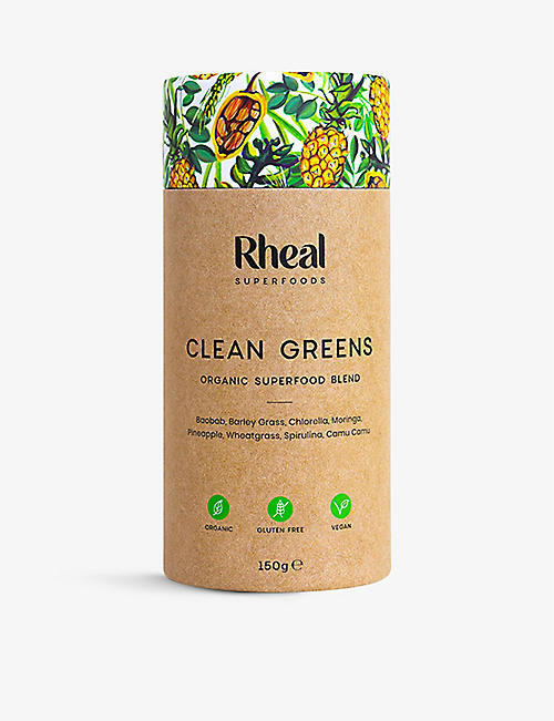 RHEAL: Clean Greens organic superfood blend 150g
