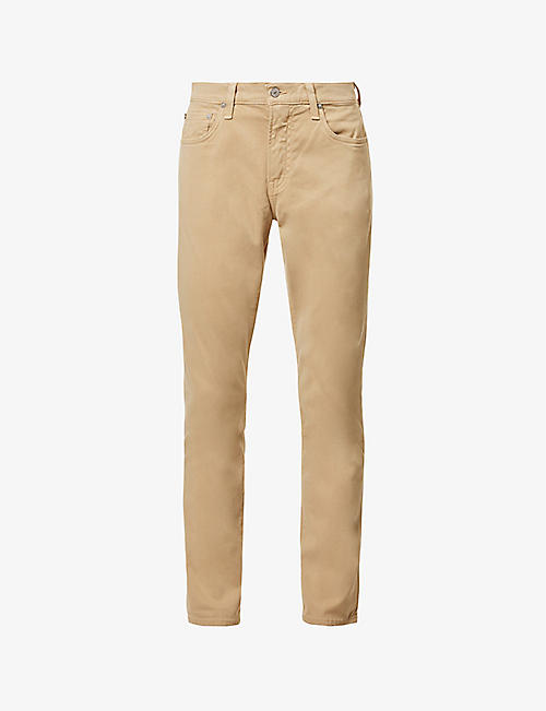 CITIZENS OF HUMANITY: London straight-leg mid-rise stretch-cotton sateen trousers