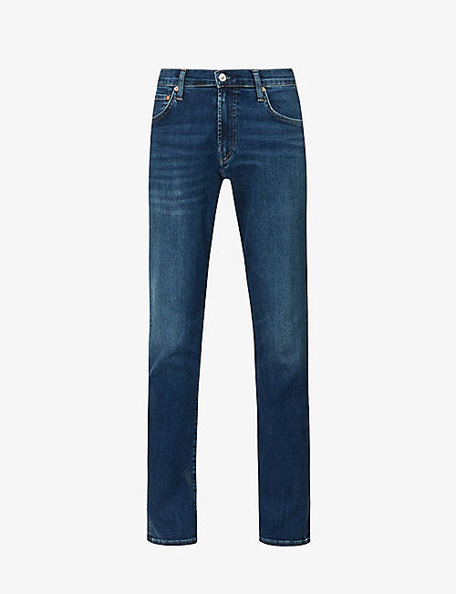 CITIZENS OF HUMANITY: Adler Archive regular-fit tapered stretch-denim jeans