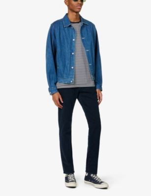 Shop Citizens Of Humanity Mens Inkwell Adler Archive Regular-fit Tapered Stretch-denim Jeans In Blue