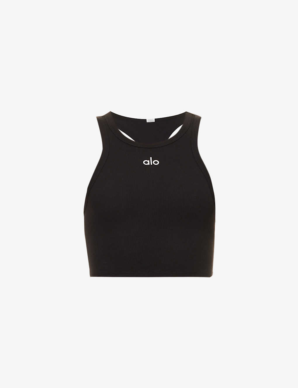 Alo Yoga Aspire Brand-print In Black/white
