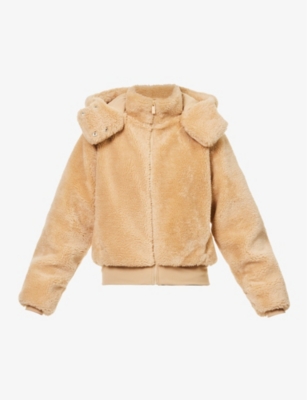ALO YOGA - Foxy brand-patch faux-fur jacket