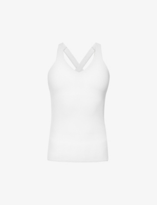 ALO YOGA: Elevate V-neck stretch-jersey tank top