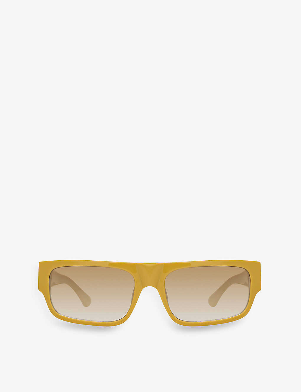 Dries Van Noten Womens Brown Dvn189c3sun Rectangle-frame Acetate Sunglasses