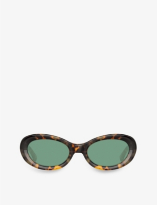 Dries Van Noten Tortoiseshell Sunglasses In Brown