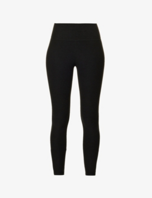 Shop Vuori Women's Black Heather Elevation High-rise Recycled Polyester-blend Leggings