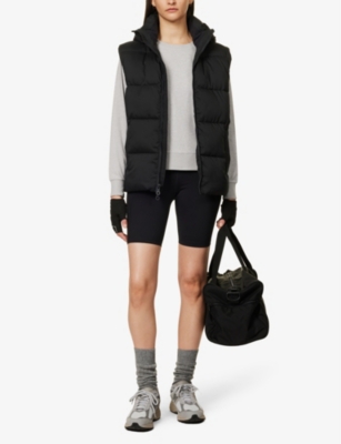 Vuori Womens Pale Heather Grey Halo Relaxed-fit Recycled-polyester-blend Sweatshirt In Grey