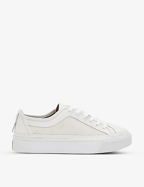 ALLSAINTS: Milla leather trainers