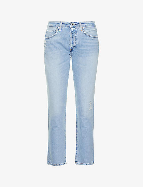 CITIZENS OF HUMANITY: Emerson straight-leg mid-rise organic-cotton jeans