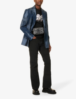 AMIRI Pegasus crewneck cotton-jersey T-shirt