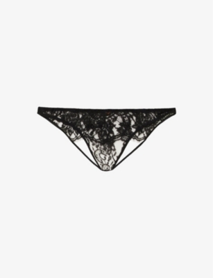 Coco De Mer Seraphine Cutout Silk-blend Satin And Leavers Lace