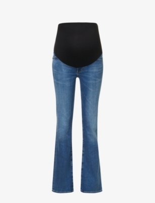 CITIZENS OF HUMANITY: Emmanuelle flared-leg high-rise stretch-denim maternity jeans