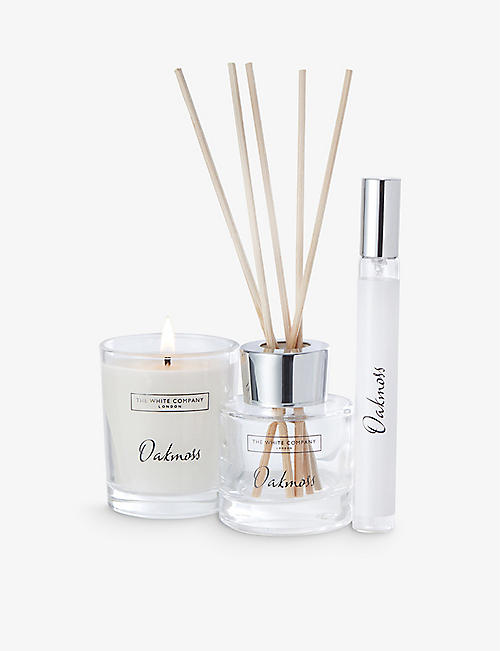THE WHITE COMPANY: Oakmoss mini home scenting set