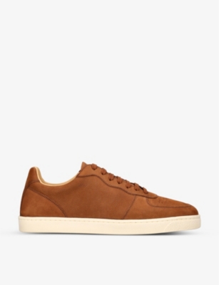 BRUNELLO CUCINELLI Basketball suede low-top trainers