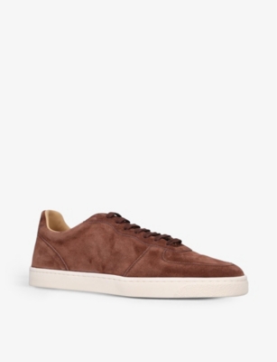 BRUNELLO CUCINELLI Basketball suede low-top trainers